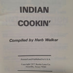 Indian Cooking Book Great Spirit Native American Tribal Grace Recipes Tradition