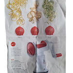 Tupperware Fusion Master Spiralizer Base Accessories Instructions Red Zoodles