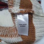 Maurices Striped Sweater Soft Acrylic Womens Large Button Shoulders