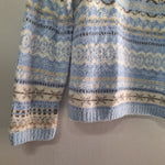 Croft Barrow Sweater Soft Blue Winter Warm Womens Medium