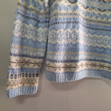 Croft Barrow Sweater Soft Blue Winter Warm Womens Medium