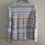 Croft Barrow Sweater Soft Blue Winter Warm Womens Medium
