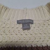 Falls Creek Button Down Cardigan Sweater Chunky Knit Sage Granny Womens X Large