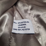 Pendleton Coat Lambs Wool Blue Jacket Single Button Womens 16P Petite Short