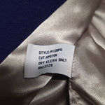 Pendleton Coat Lambs Wool Blue Jacket Single Button Womens 16P Petite Short