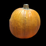 1995 Trendmaster 10 Inch Halloween Jack-O-Lantern Foam Blow Mold Lighted Pumpkin