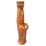 Wiseman King Figurine Statue Orange Gold Nativity Religious 13 Inch Gift Offering