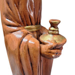 Wiseman King Figurine Statue Orange Gold Nativity Religious 13 Inch Gift Offering