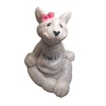 Quarry Critters Cat Cousin Cindy 2000 Figurine Resin Stone Vintage Princess