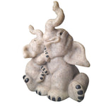 Quarry Critters Elephant Evian Ella 2001 Figurine Resin Stone Vintage Smiles