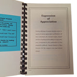 Northern Michigan Hospital Cook Book 1987 Petoskey Recipes Auxiliary Stir Sample