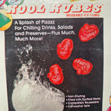 Human Kool Kubes Reusable Ice Cube Santa Red Vintage 90s Holiday Christmas Drink