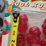 Human Kool Kubes Reusable Ice Cube Santa Red Vintage 90s Holiday Christmas Drink