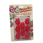 Human Kool Kubes Reusable Ice Cube Santa Red Vintage 90s Holiday Christmas Drink
