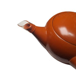 Japanese Teapot Orange Strainer Small Loose Leaf Hot Steeper Carved Etched