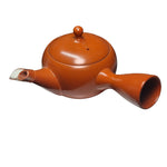 Japanese Teapot Orange Strainer Small Loose Leaf Hot Steeper Carved Etched