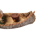 Birch Bark Canoe Fly Fishing David Frykman Figure Basket Fishing Pole Handmade