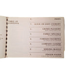 Wabash Valley Cook Book Vintage 1975 Recipes to Remember Small Town Keepsake