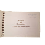 Wabash Valley Cook Book Vintage 1975 Recipes to Remember Small Town Keepsake
