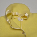 Baby Bag Zip Sweater Hooded Yellow Vintage Infant Set Newborn Outfit