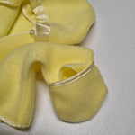 Baby Bag Zip Sweater Hooded Yellow Vintage Infant Set Newborn Outfit