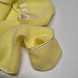 Baby Bag Zip Sweater Hooded Yellow Vintage Infant Set Newborn Outfit
