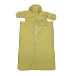 Baby Bag Zip Sweater Hooded Yellow Vintage Infant Set Newborn Outfit