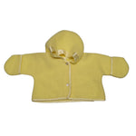 Baby Bag Zip Sweater Hooded Yellow Vintage Infant Set Newborn Outfit