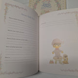 Precious Moments Grandmother Book Baby Infant Gift Memories Stories Family Tree