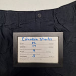 Columbia Shorts Black Lightweight Summer Fishing Pockets Womens Size XL