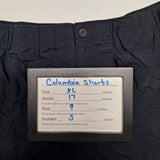 Columbia Shorts Black Lightweight Summer Fishing Pockets Womens Size XL