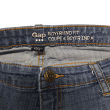 GAP Jeans Boyfriend Fit Blue Distressed Womens Plus Size 16