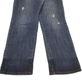 GAP Jeans Boyfriend Fit Blue Distressed Womens Plus Size 16