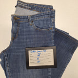 GAP Jeans Boyfriend Fit Blue Distressed Womens Plus Size 16