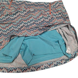 Better and Court Skort Tennis Golf Blue Orange Womens Plus Size XXL Pockets