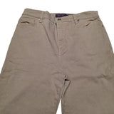 Gloria Vanderbilt Amanda Khaki Pants Womens 14 Petite High Waist