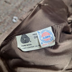 Mackintosh Montello Wool Jacket Brown Coat Buttons Vintage Womens Size 12