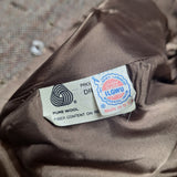 Mackintosh Montello Wool Jacket Brown Coat Buttons Vintage Womens Size 12