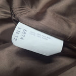 Mackintosh Montello Wool Jacket Brown Coat Buttons Vintage Womens Size 12