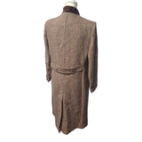 Mackintosh Montello Wool Jacket Brown Coat Buttons Vintage Womens Size 12