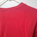 Tom and Jerry Sweatshirt Crewneck Red Womens Junior Small 3 5 Cat Mouse Cartoon
