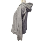 The NorthFace Hoodie Gray Pink Womens Large Warm Fall Pouch Pocket
