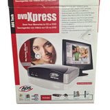 ADS Tech DVD Xpress VHS Video Home Movie Conversion USB Camcorder Memory Keeper