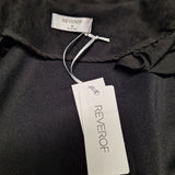 Reverof Jacket Zippers Black Faux Suade Soft Womens Medium Pockets Biker Vibes