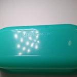 Tupperware Green Butter Dish Lid 1 Stick Capacity 5080A Plastic Teal Small Round