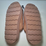 Falls Creek Platform Slippers Lined Brown Faux Fur Womens Large 8 9 Winter Warm