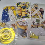 Yellow Cartoon Party Supplies Decorations Birthday Banana Guys Cupcake Toppers