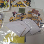 Yellow Cartoon Party Supplies Decorations Birthday Banana Guys Cupcake Toppers