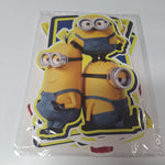 Yellow Cartoon Party Supplies Decorations Birthday Banana Guys Cupcake Toppers