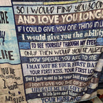 To My Wife Throw Blanket Small Soft 40x50 Love Life Marriage Gift Anniversary